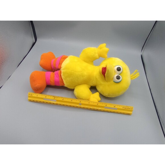 Vintage 1997 TYCO SESAME STREET 10” Tickle Me BIg Bird Laughing Talking Plush!! - Picture 9 of 11